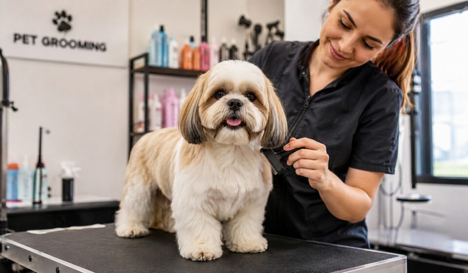 Professional pet grooming
