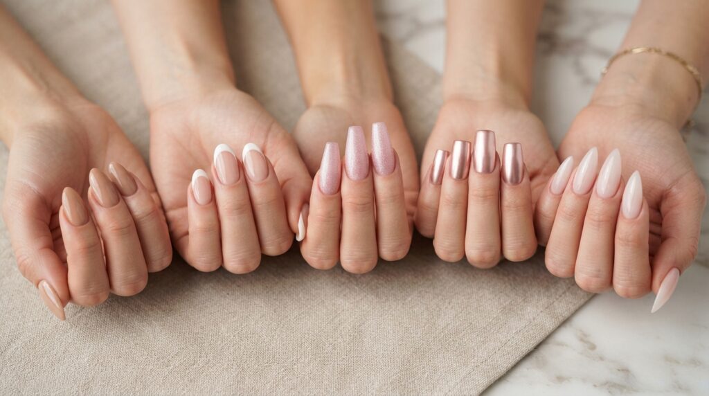 Best Nail Shapes for Glamour Nails